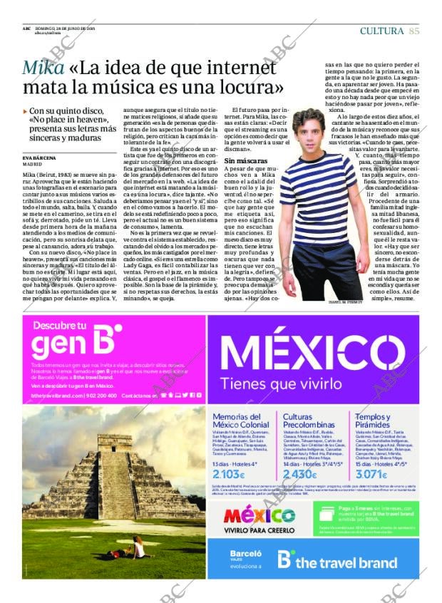 ABC MADRID 28-06-2015 página 85