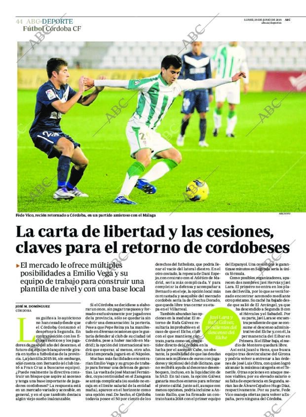 ABC CORDOBA 29-06-2015 página 44