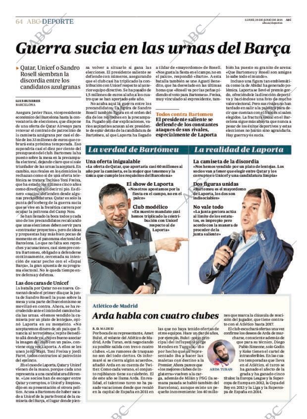 ABC MADRID 29-06-2015 página 64