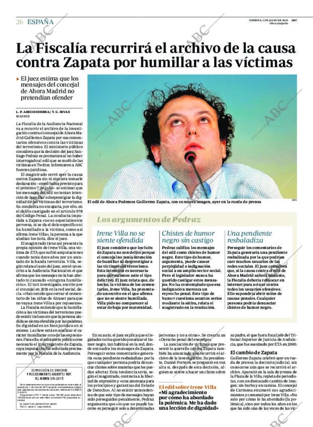 ABC MADRID 03-07-2015 página 26