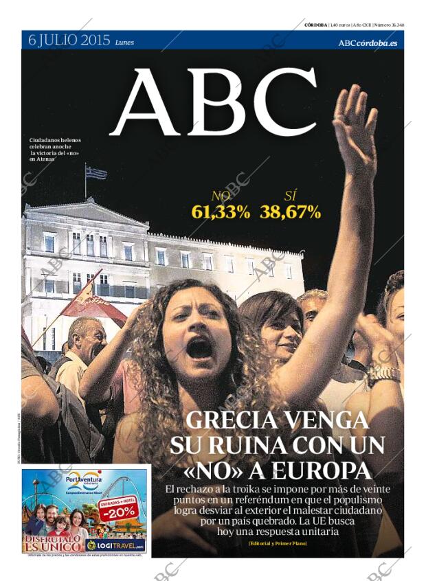 ABC CORDOBA 06-07-2015 página 1