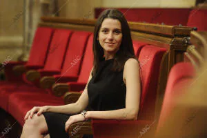 Entrevista a Inés Arrimadas, de Ciudadanos, en el parlamento de Cataluña