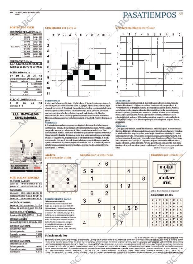 ABC CORDOBA 11-07-2015 página 85