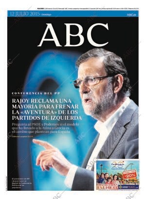ABC MADRID 12-07-2015 página 1