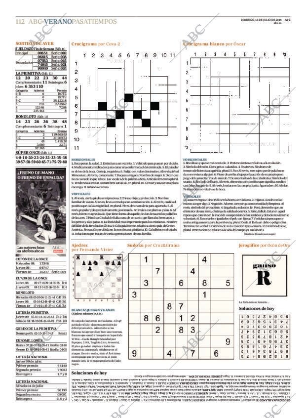 ABC MADRID 12-07-2015 página 112