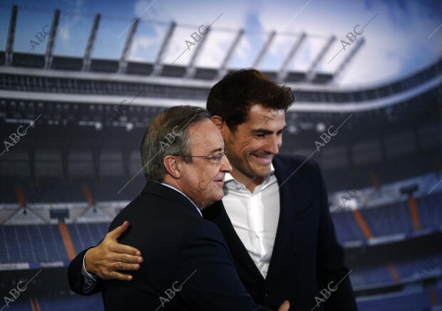 Rueda de prensa de Florentino Pérez para despedir a Iker Casillas