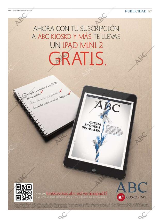 ABC MADRID 13-07-2015 página 87