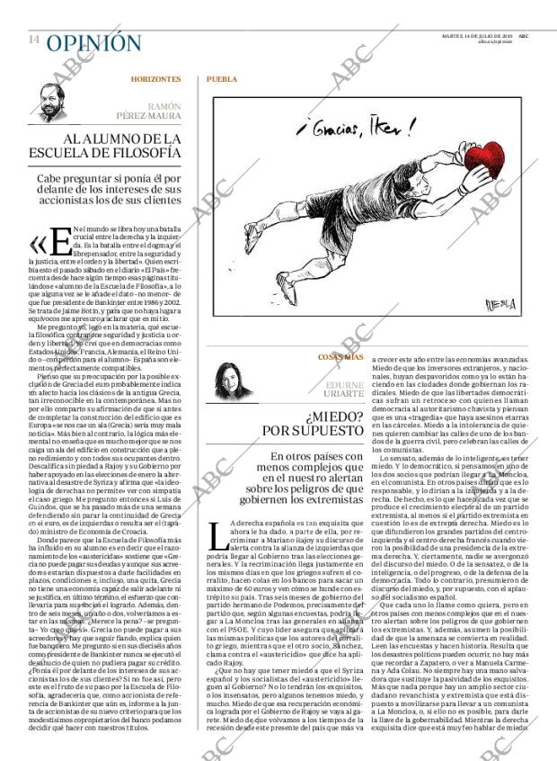 ABC MADRID 14-07-2015 página 14