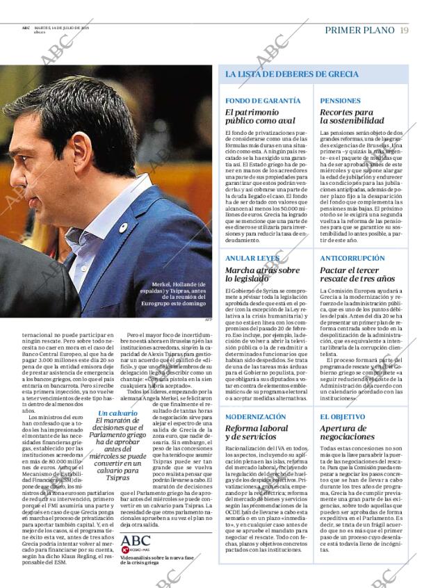 ABC MADRID 14-07-2015 página 19