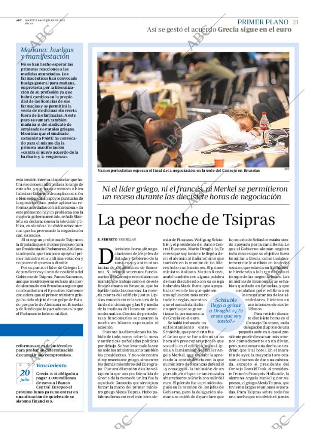 ABC MADRID 14-07-2015 página 21