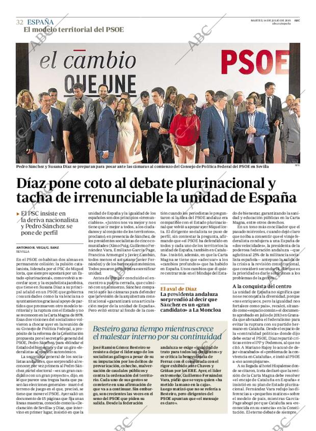 ABC MADRID 14-07-2015 página 32