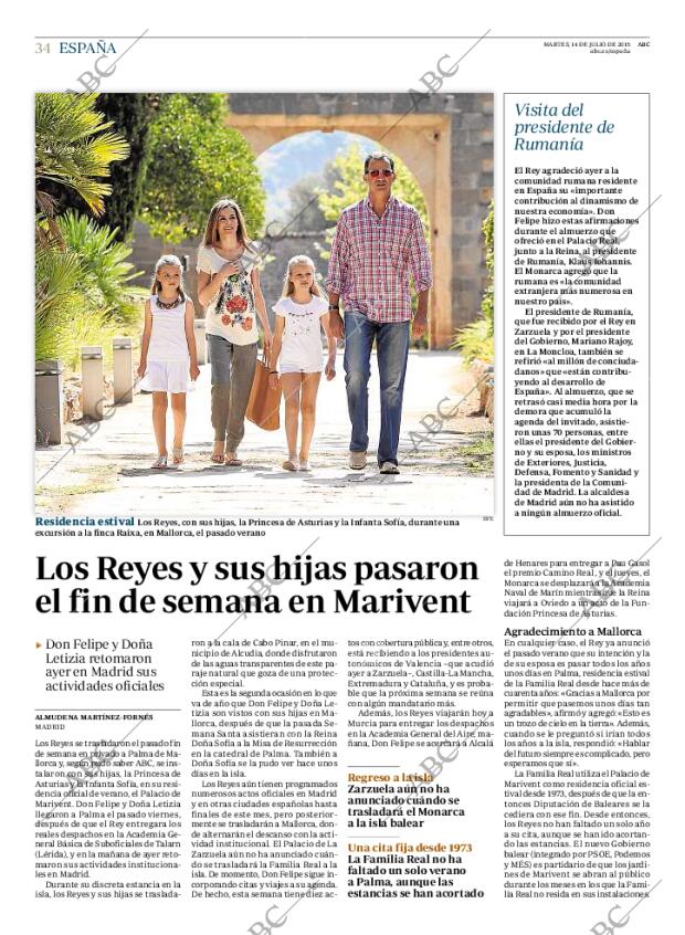 ABC MADRID 14-07-2015 página 34