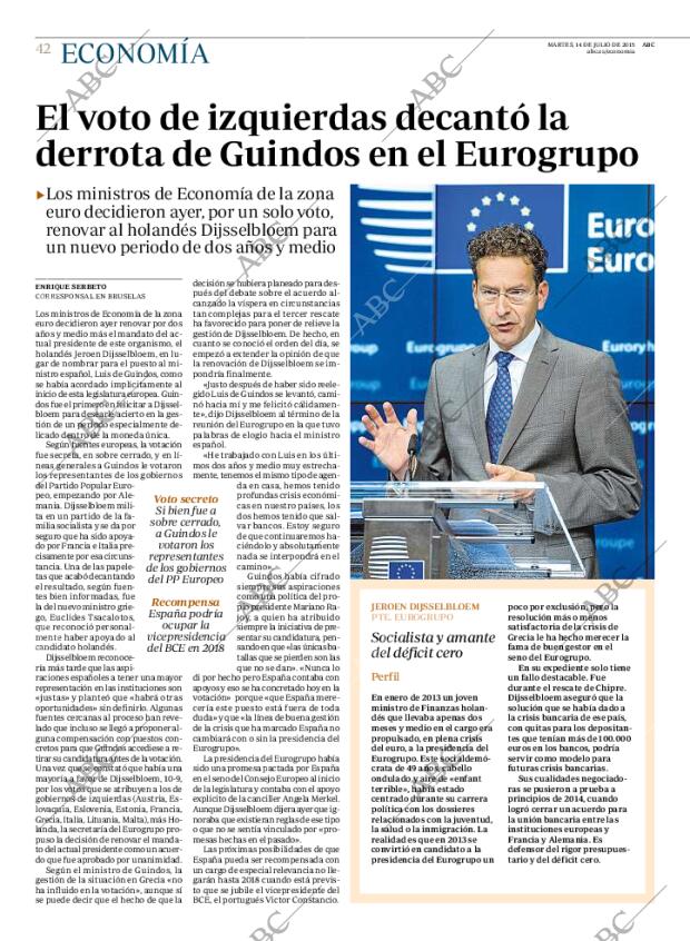 ABC MADRID 14-07-2015 página 42
