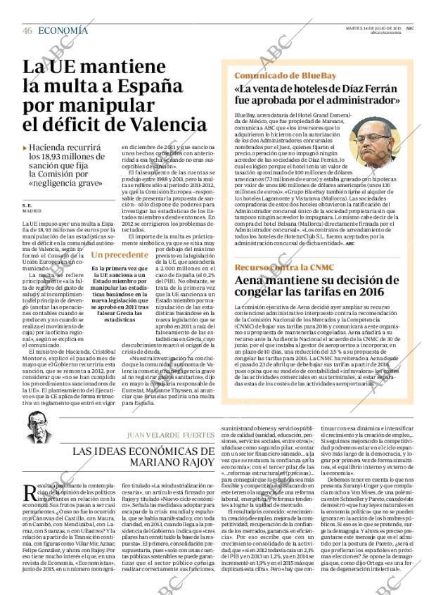 ABC MADRID 14-07-2015 página 46