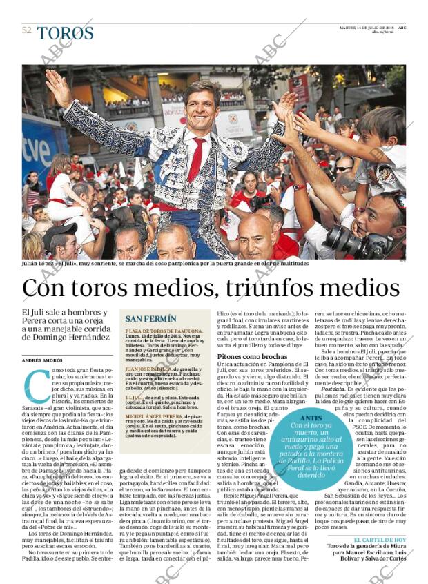 ABC MADRID 14-07-2015 página 52