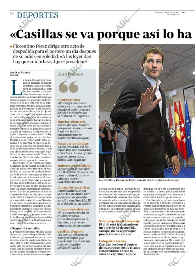 ABC MADRID 14-07-2015 página 54