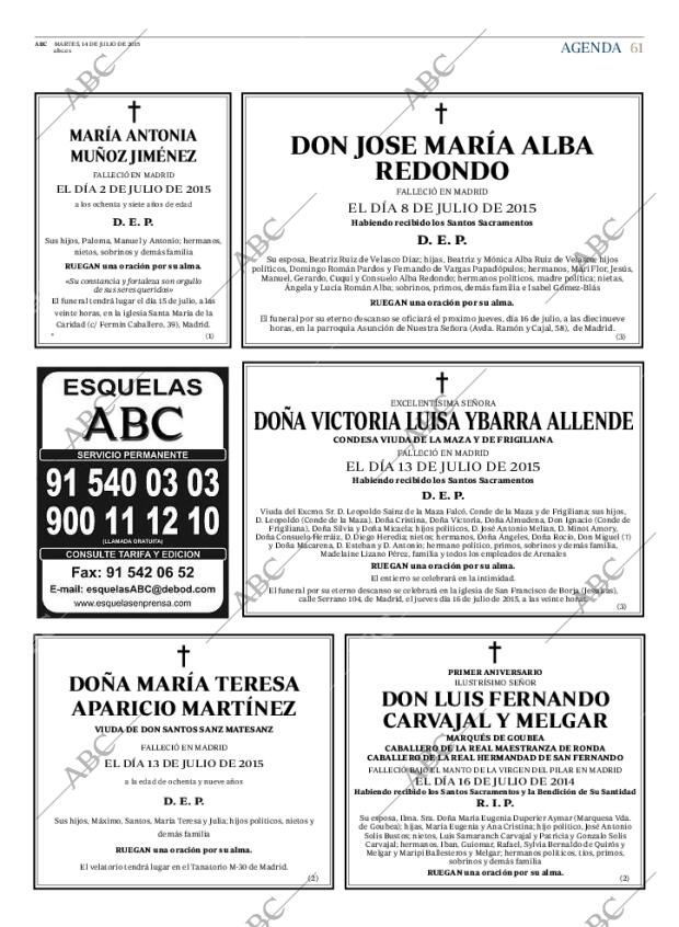 ABC MADRID 14-07-2015 página 61
