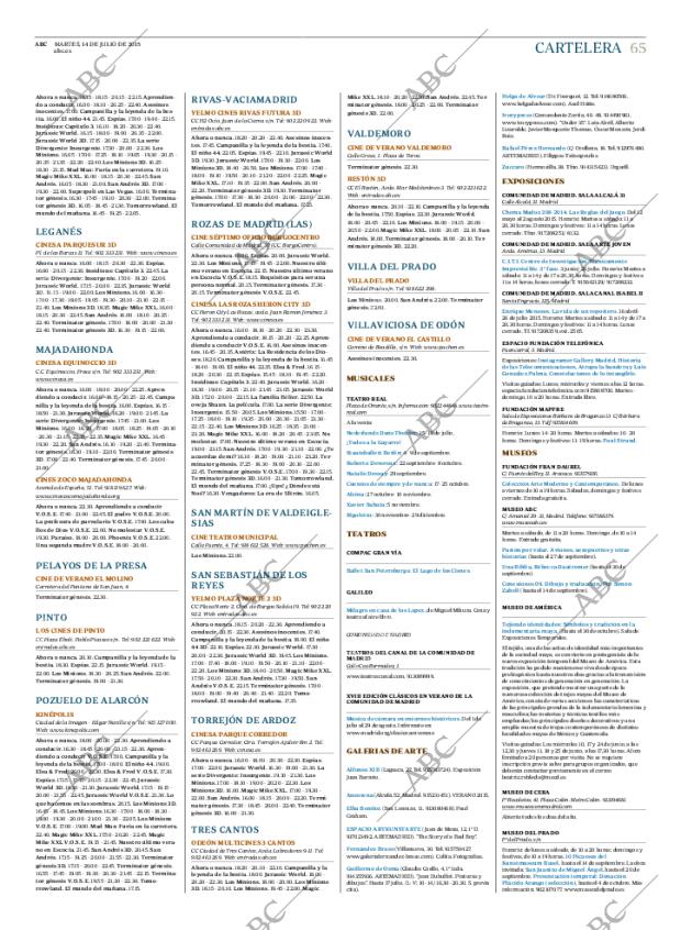 ABC MADRID 14-07-2015 página 65