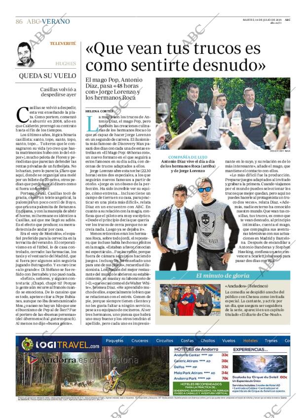 ABC MADRID 14-07-2015 página 86