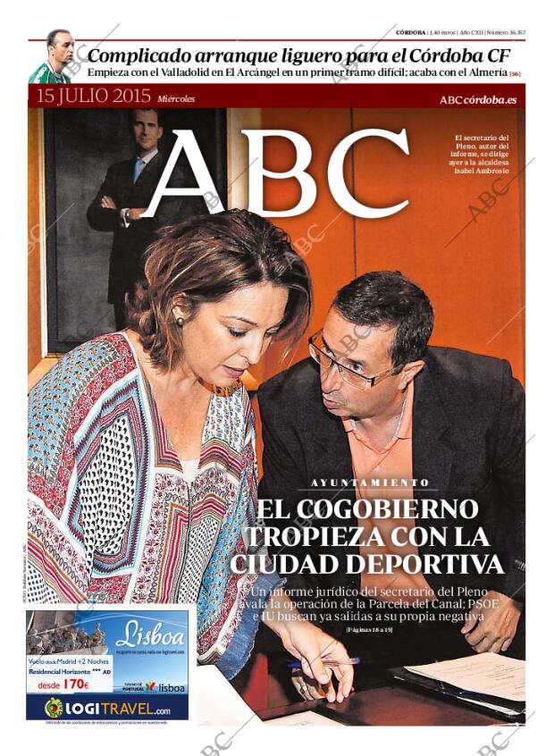 ABC CORDOBA 15-07-2015 página 1