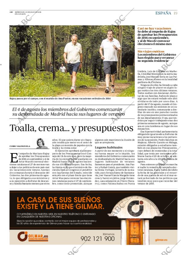 ABC MADRID 15-07-2015 página 19
