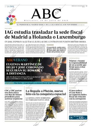 ABC MADRID 15-07-2015 página 2
