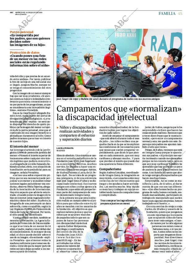 ABC MADRID 15-07-2015 página 45