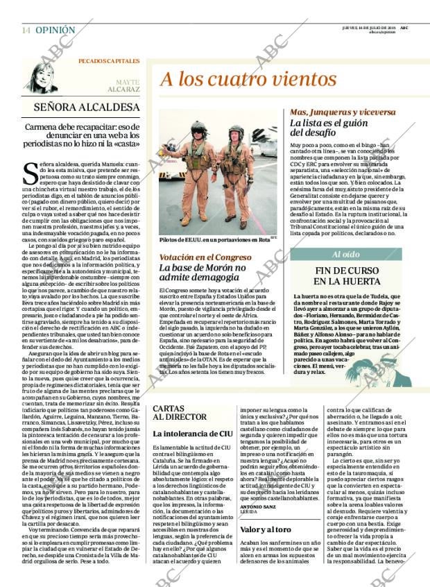 ABC MADRID 16-07-2015 página 14