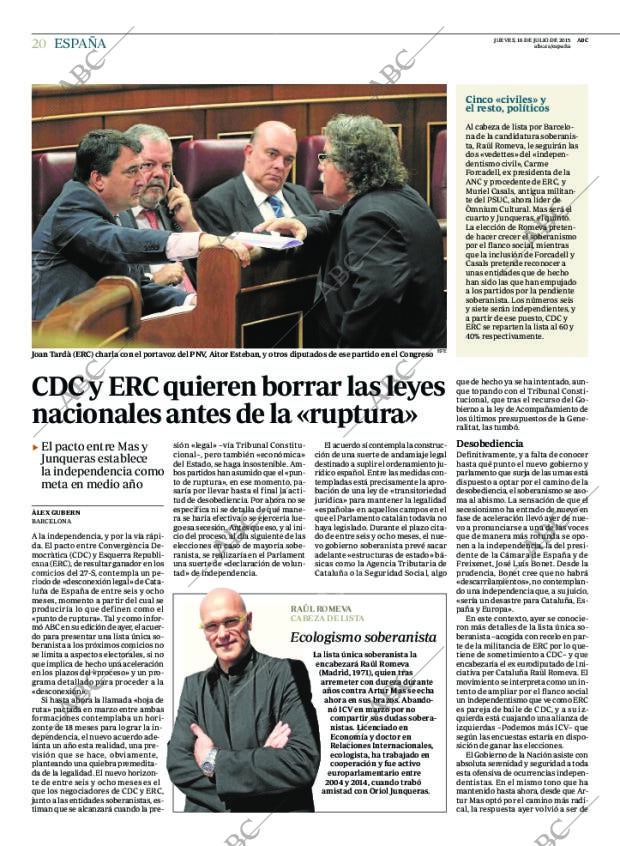 ABC MADRID 16-07-2015 página 20