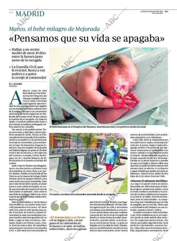 ABC MADRID 16-07-2015 página 64