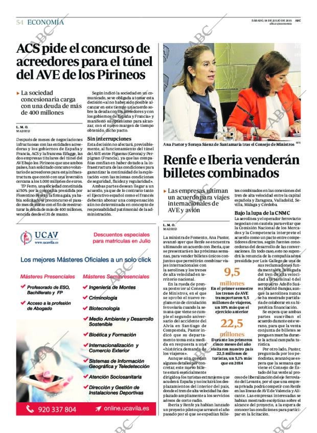 ABC CORDOBA 18-07-2015 página 54