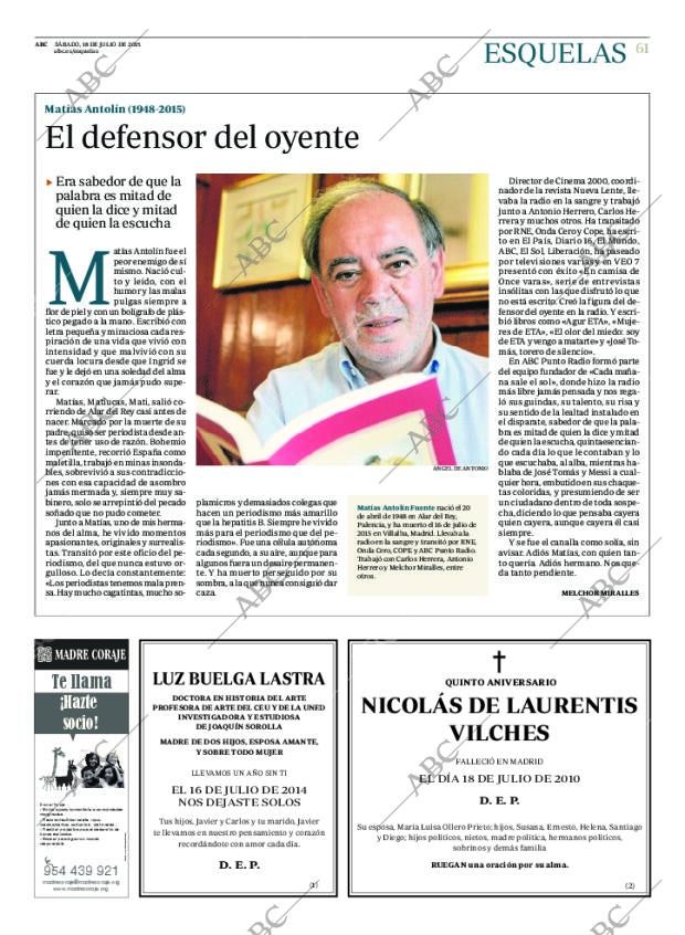 ABC CORDOBA 18-07-2015 página 61