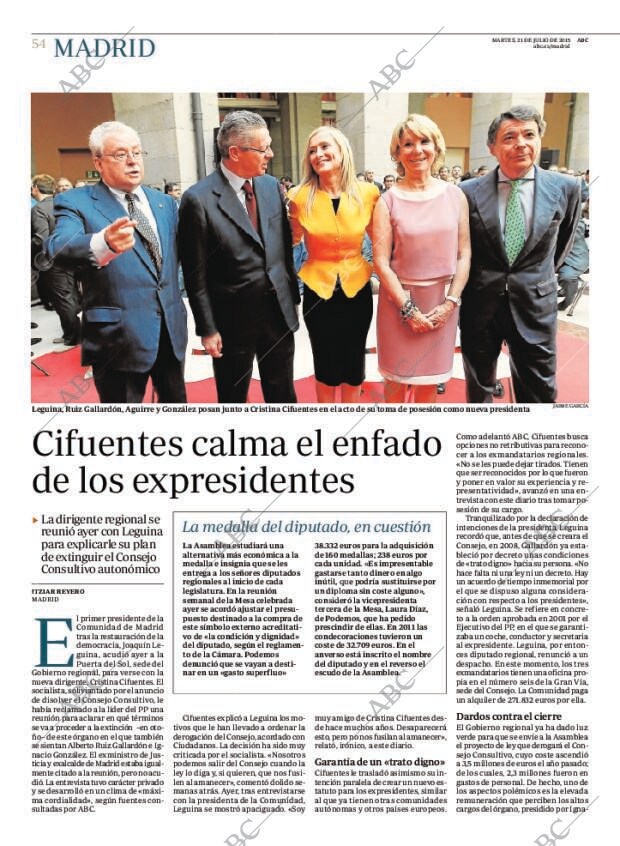 ABC MADRID 21-07-2015 página 54