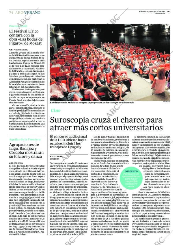 ABC CORDOBA 22-07-2015 página 74