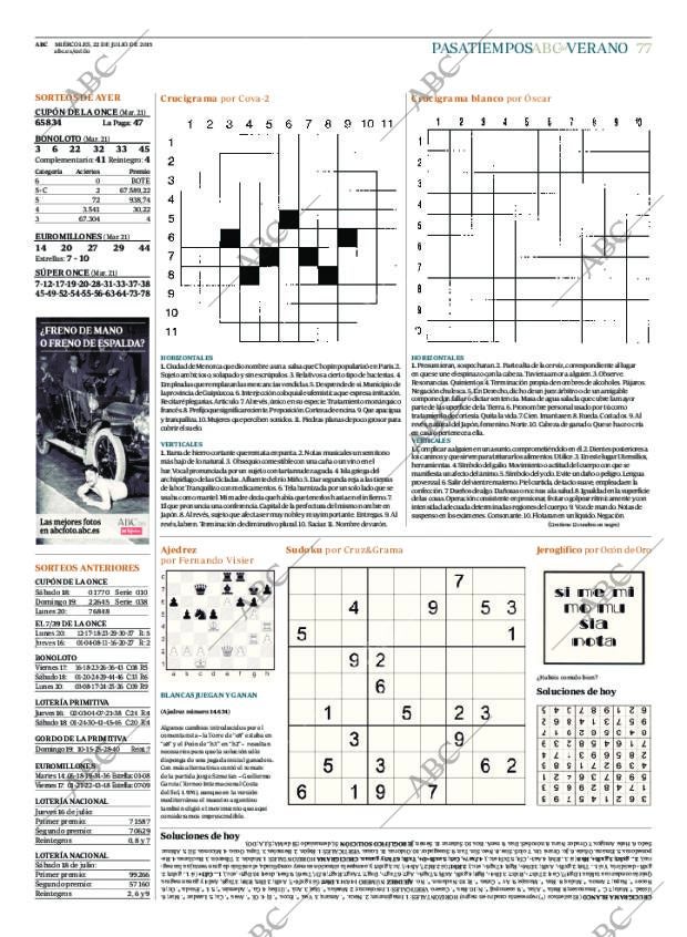 ABC CORDOBA 22-07-2015 página 77