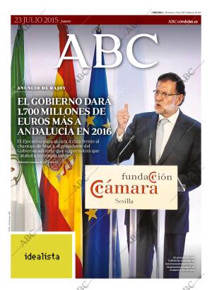 ABC CORDOBA 23-07-2015 página 1