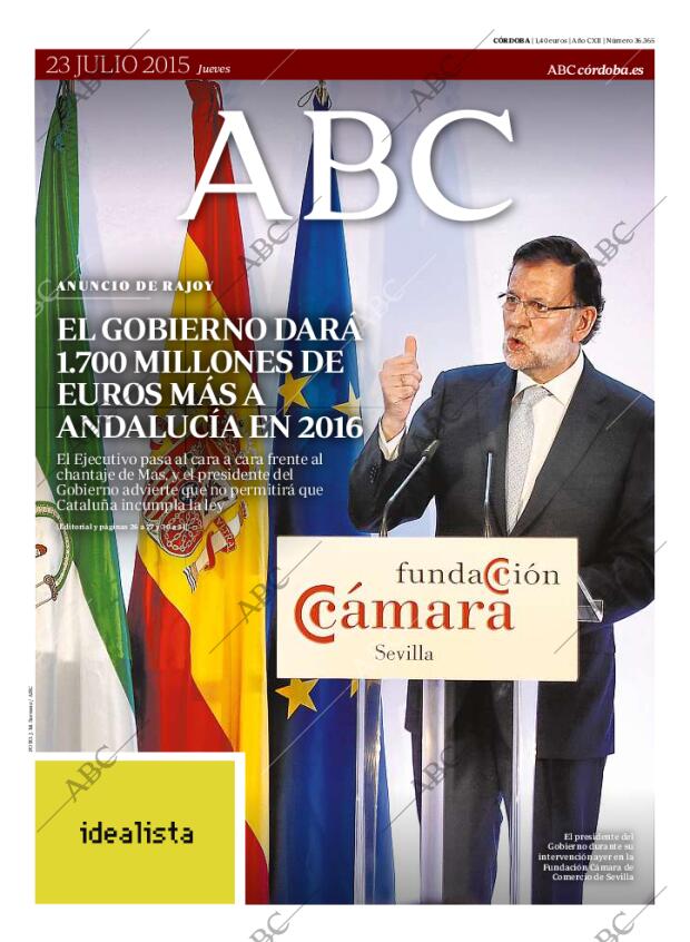 ABC CORDOBA 23-07-2015 página 1
