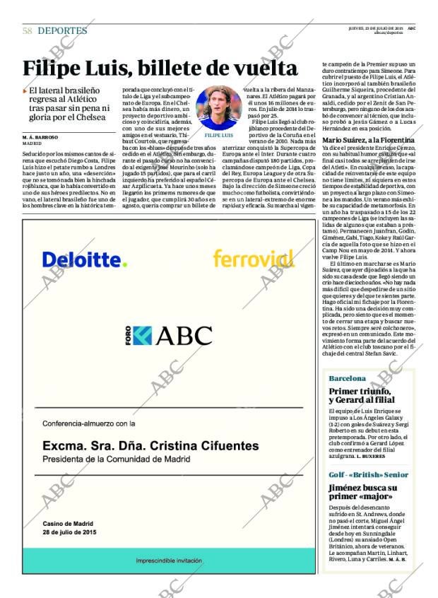 ABC CORDOBA 23-07-2015 página 58