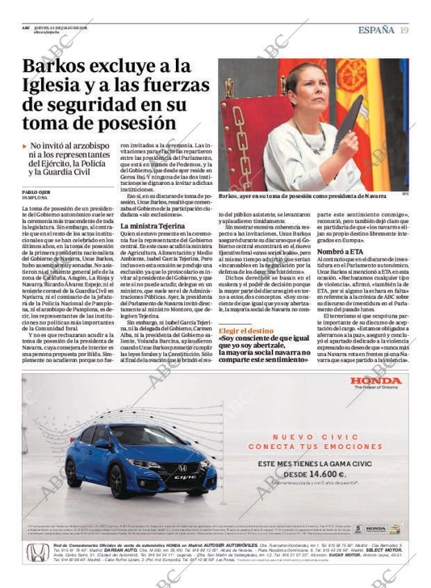 ABC MADRID 23-07-2015 página 19