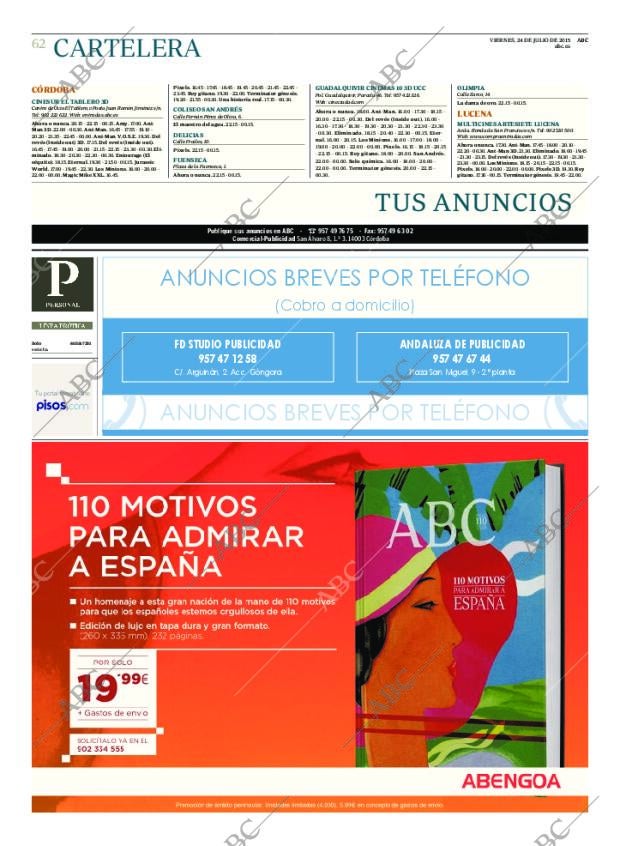 ABC CORDOBA 24-07-2015 página 62