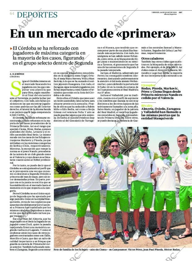 ABC CORDOBA 24-07-2015 página 64