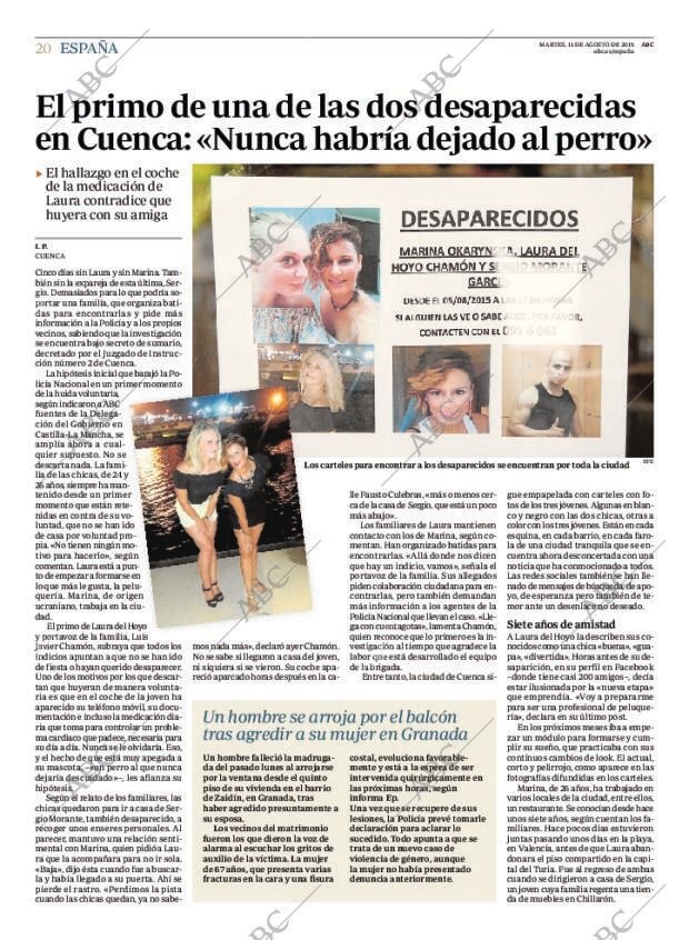 ABC MADRID 11-08-2015 página 20