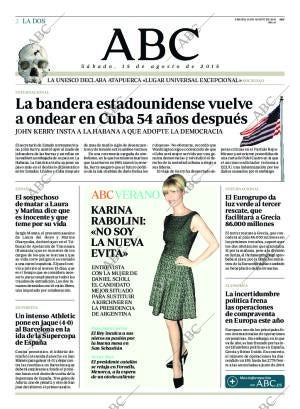 ABC MADRID 15-08-2015 página 2