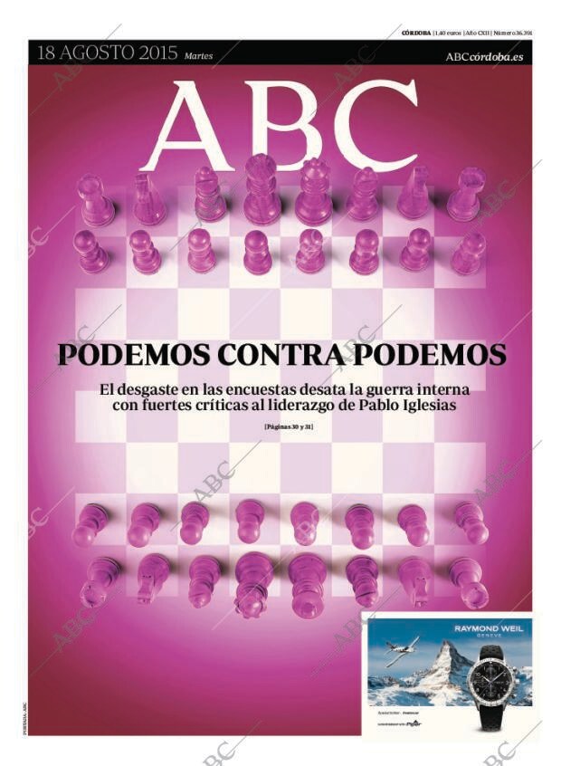 ABC CORDOBA 18-08-2015 página 1