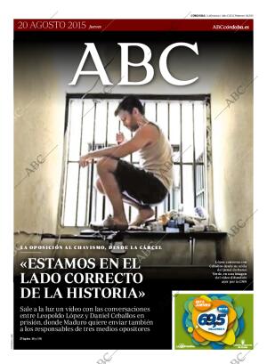 ABC CORDOBA 20-08-2015 página 1
