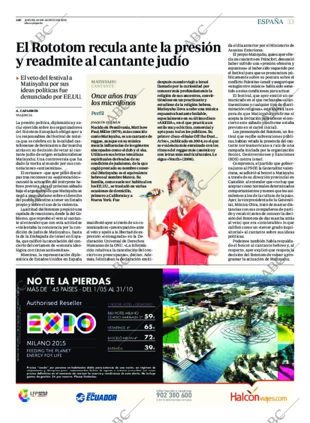 ABC CORDOBA 20-08-2015 página 33