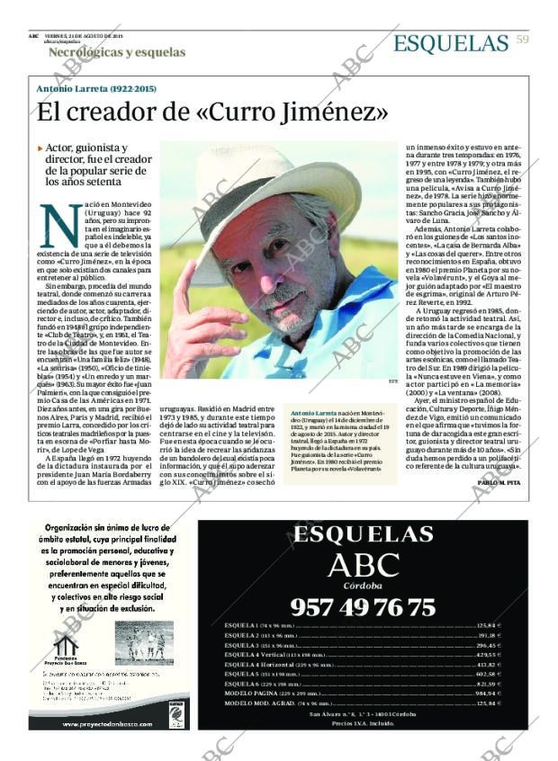 ABC CORDOBA 21-08-2015 página 59