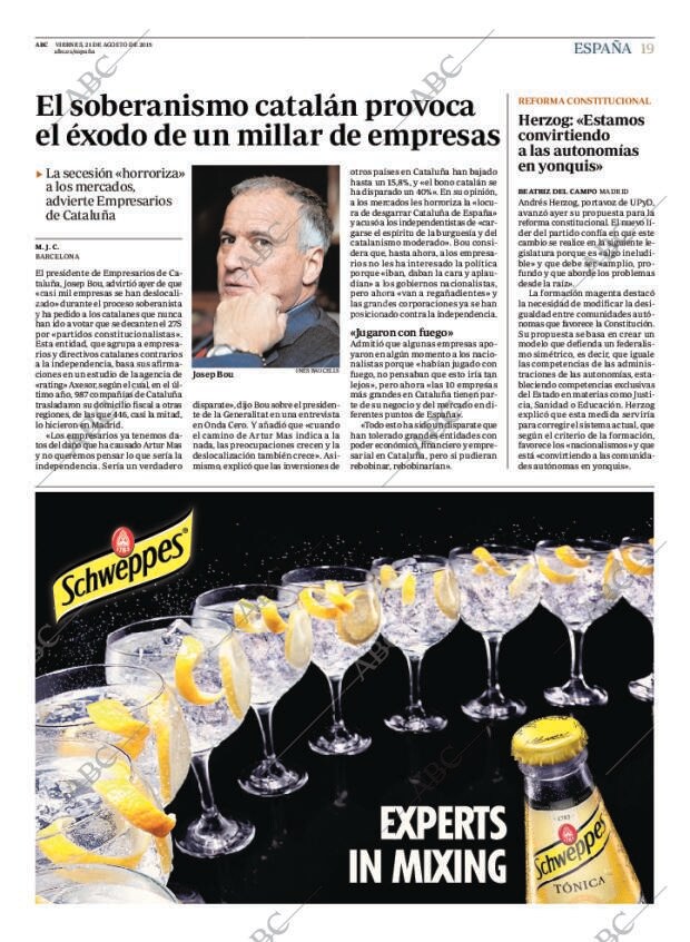 ABC MADRID 21-08-2015 página 19