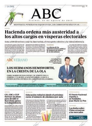 ABC MADRID 21-08-2015 página 2