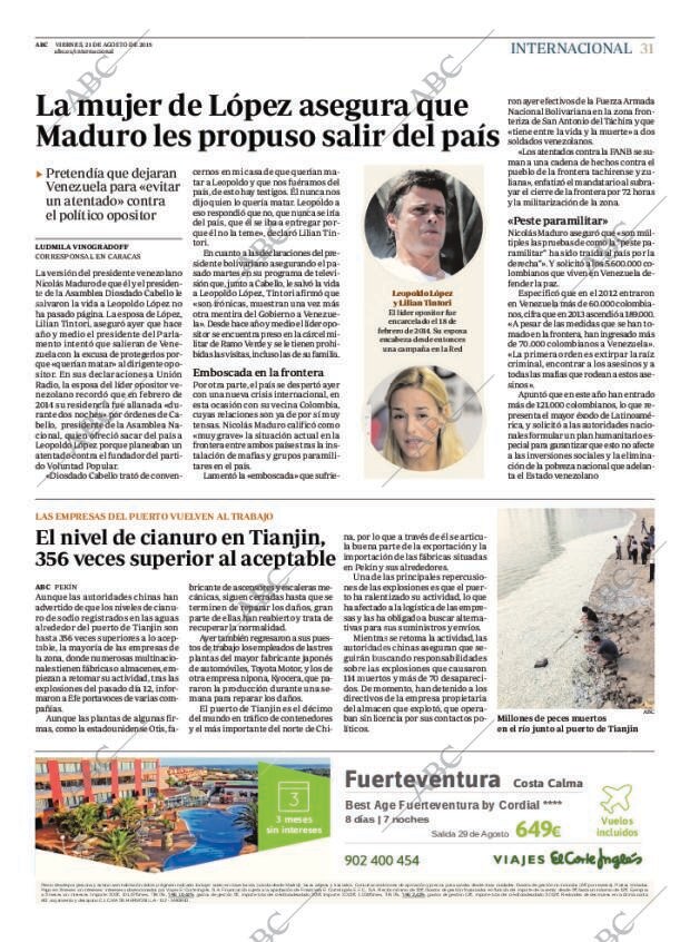 ABC MADRID 21-08-2015 página 31